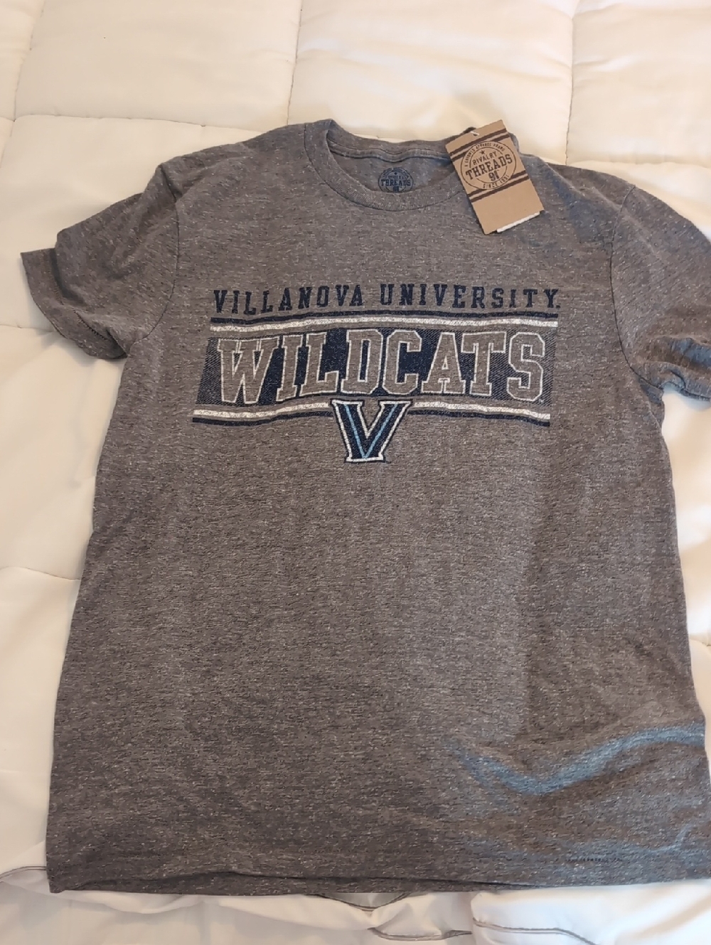 Rivalry Threads Gray Villanova Wildcats Tee  Navy Ink Mervyn's California